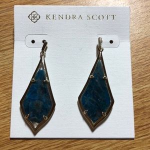 Kendra Scott earrings color: Aqua Appetite